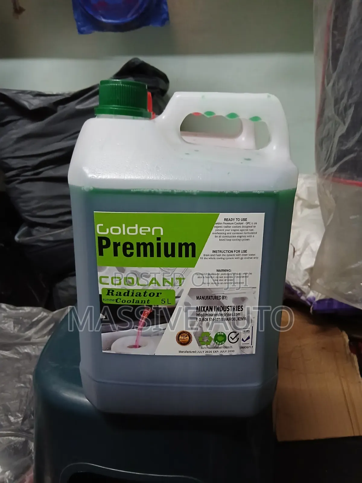 Golden Premium Coolant Radiator/ 5l Coolant Radiator
