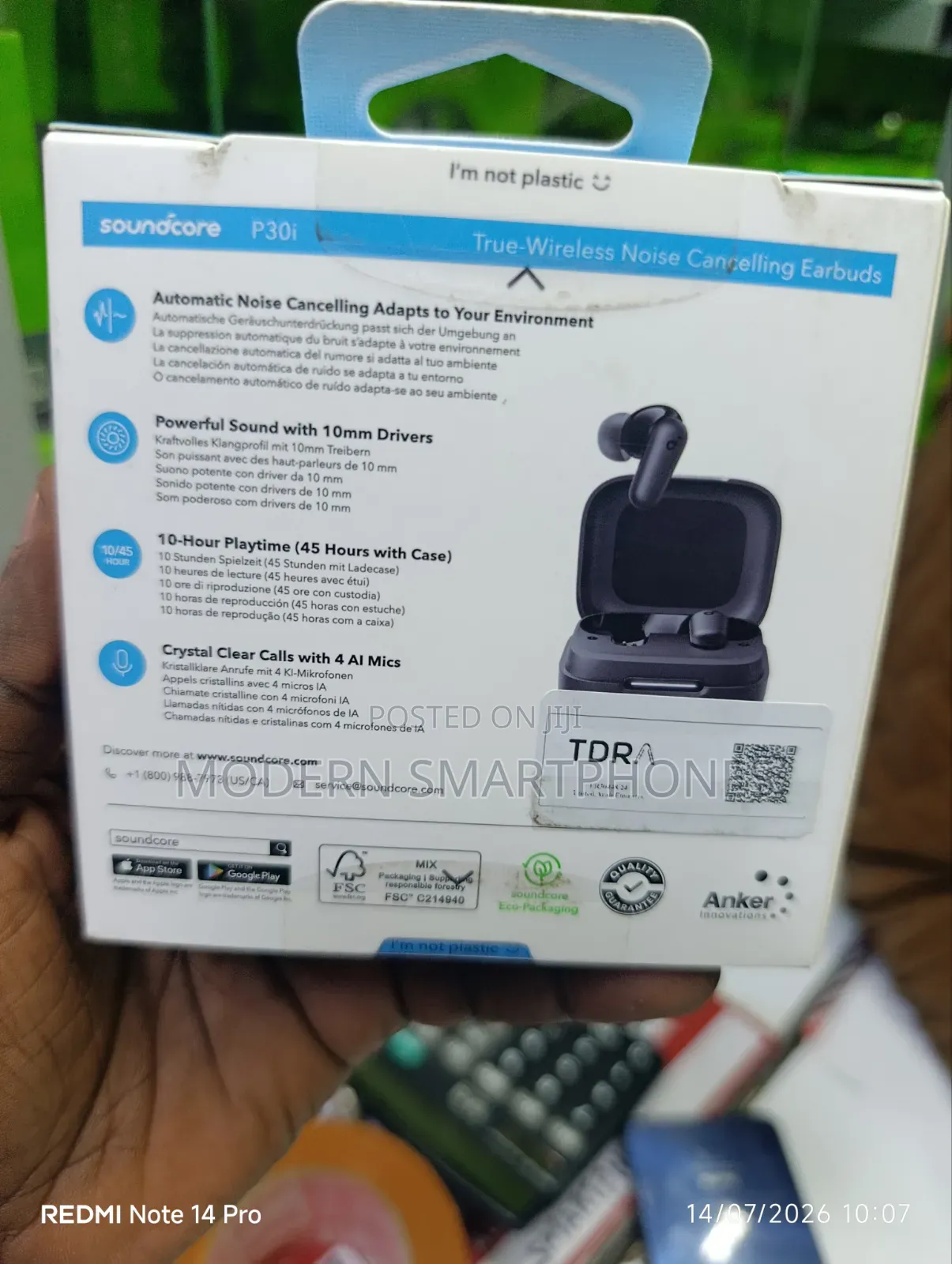 Anker Soundcore P30i True Wireless Noise-Canceling Earbuds