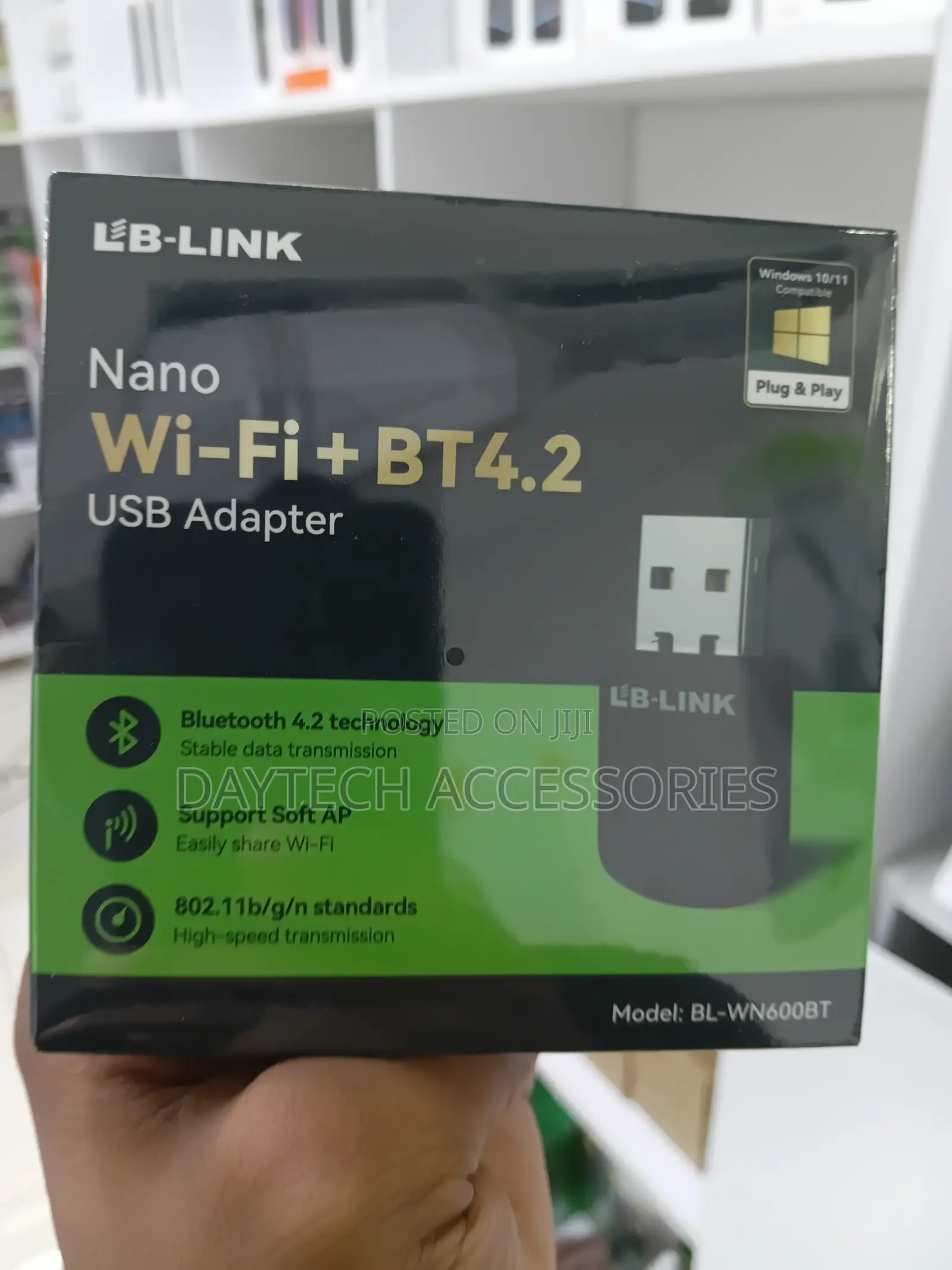 LB-Link BL-WN600BT Dual Band WiFi 4 + Bluetooth 4.2 USB Adapter
