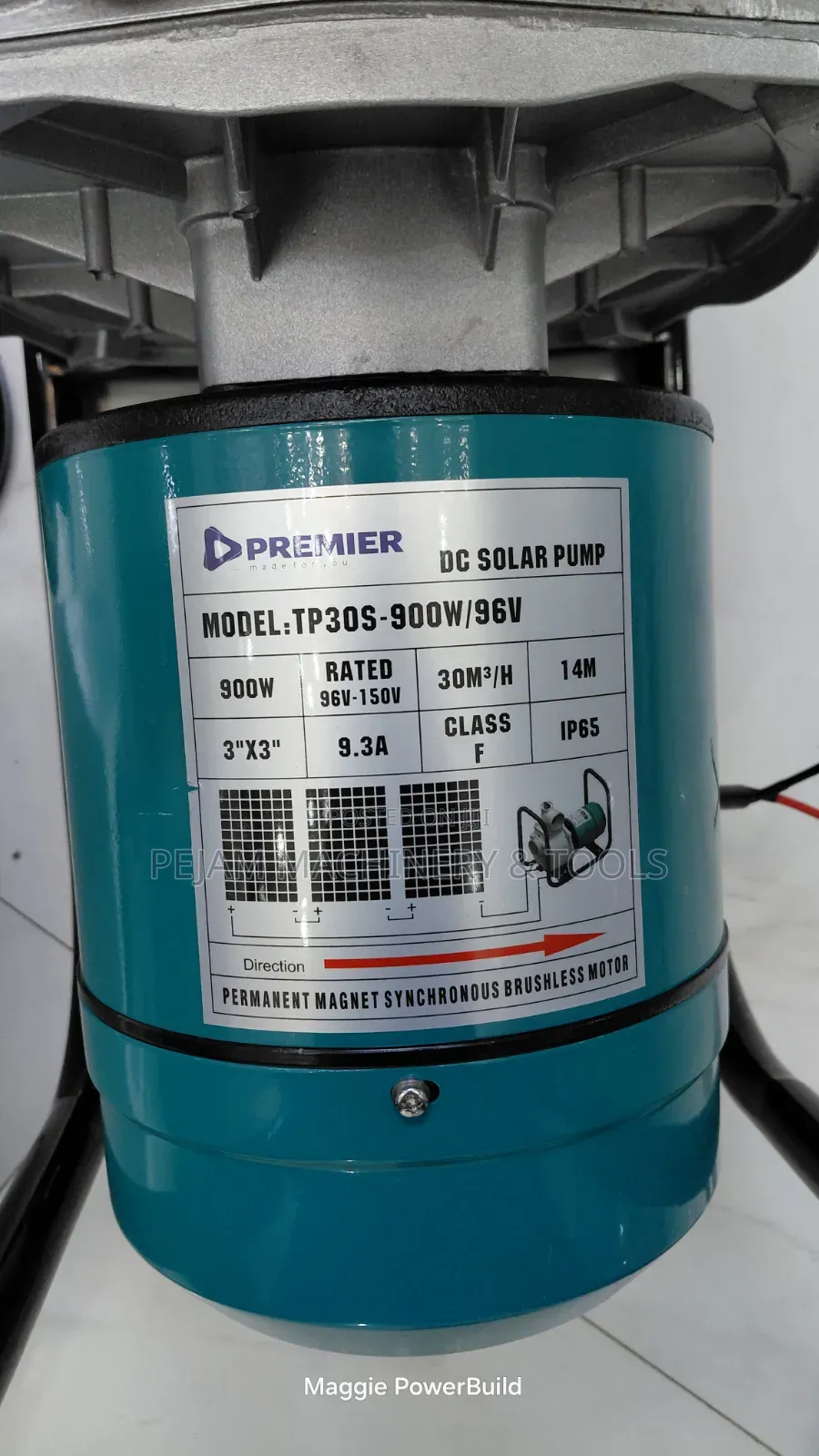 Premier DC Solar Surface Pump 3" 96V 900W
