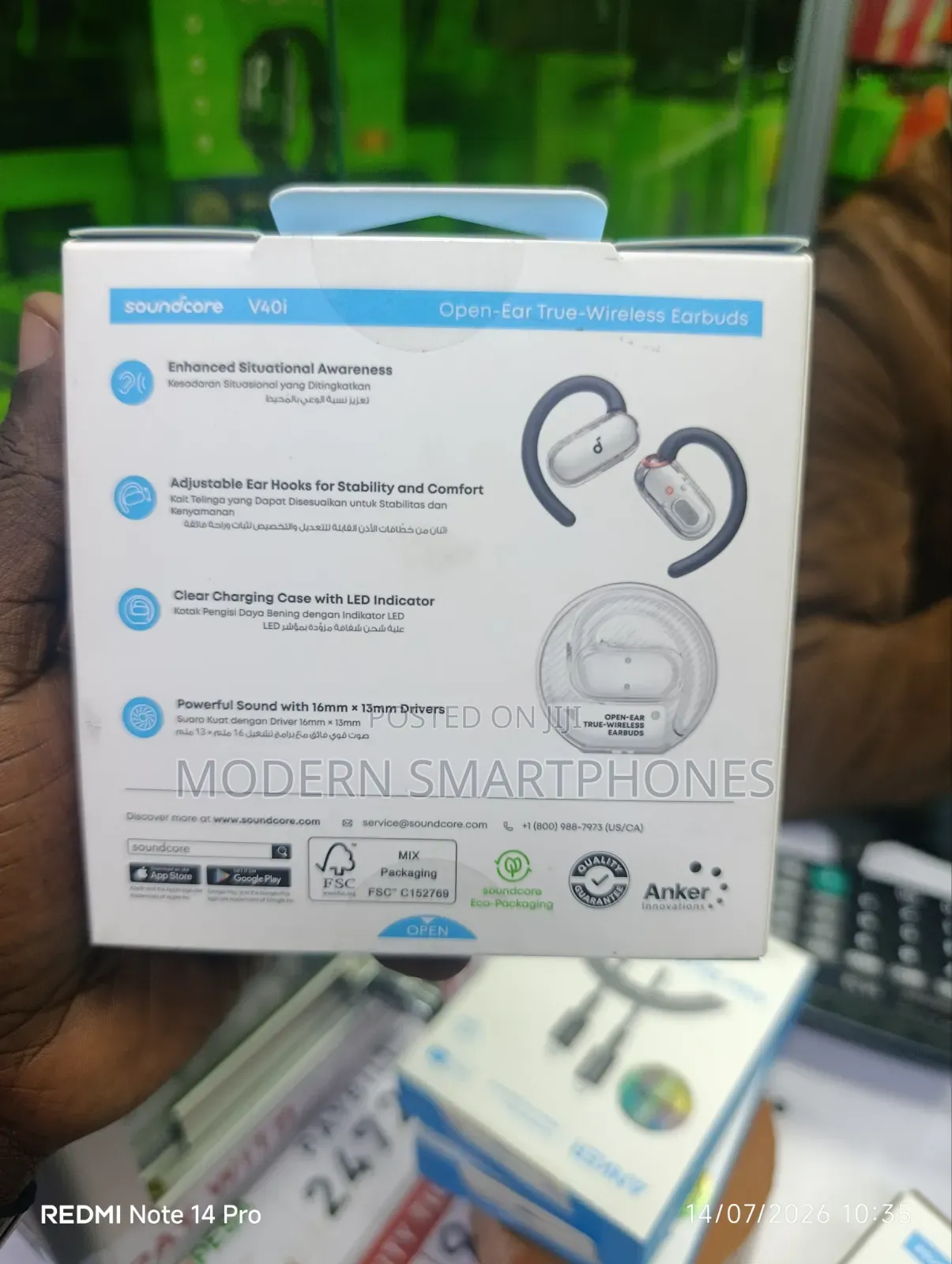 Anker Soundcore V40i Open-Ear Headphones