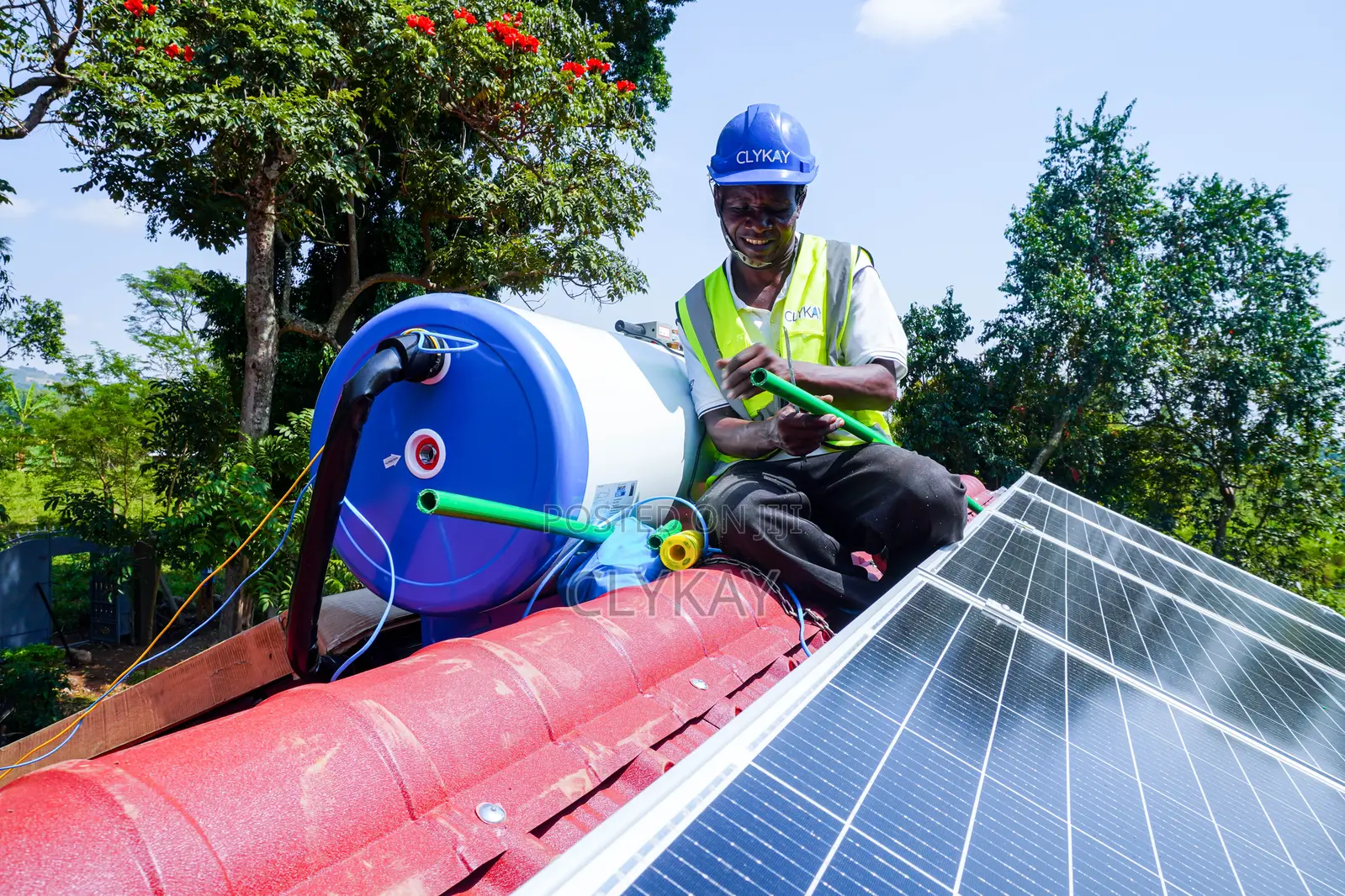 200 Litres Solar Water Heater Installation