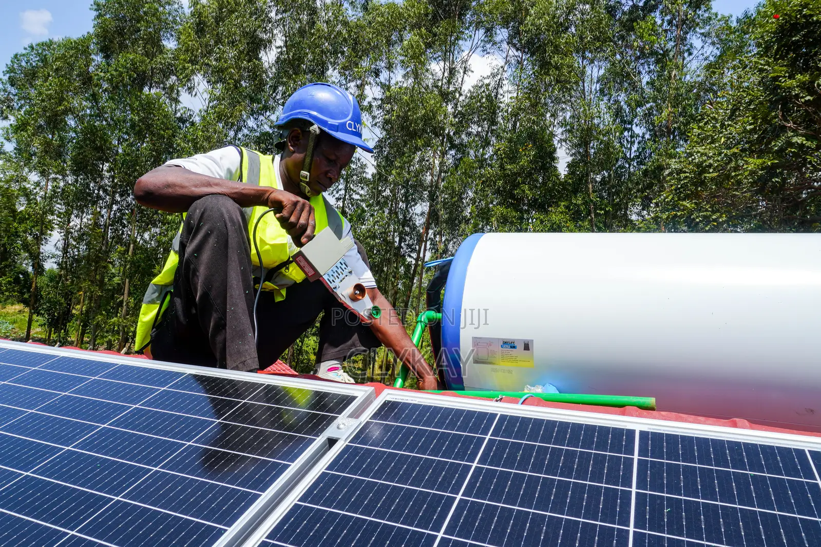 200 Litres Solar Water Heater Installation