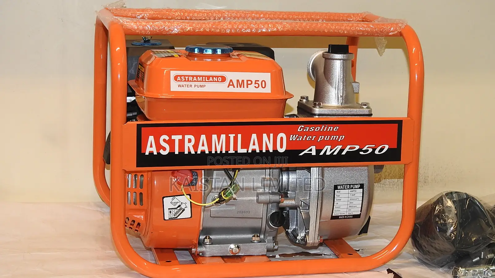 Heavy Duty Astramilano 2" Petrol Water Pump 7.5HP Irrigation Drainage