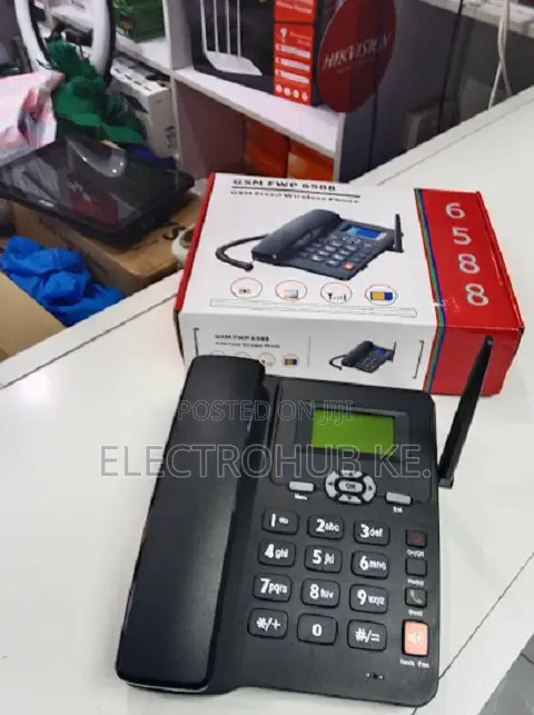 GSM Dual SIM Office Telephone FWP 6588 Desktop Phone