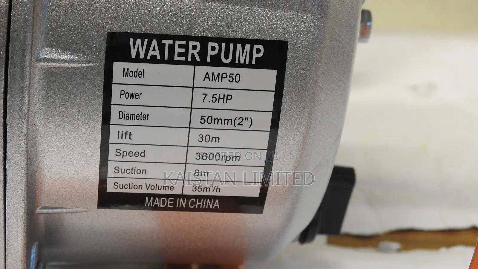 Astramilano 2-Inch 7.5HP Petrol Water Pump Portable High Pressure Pump