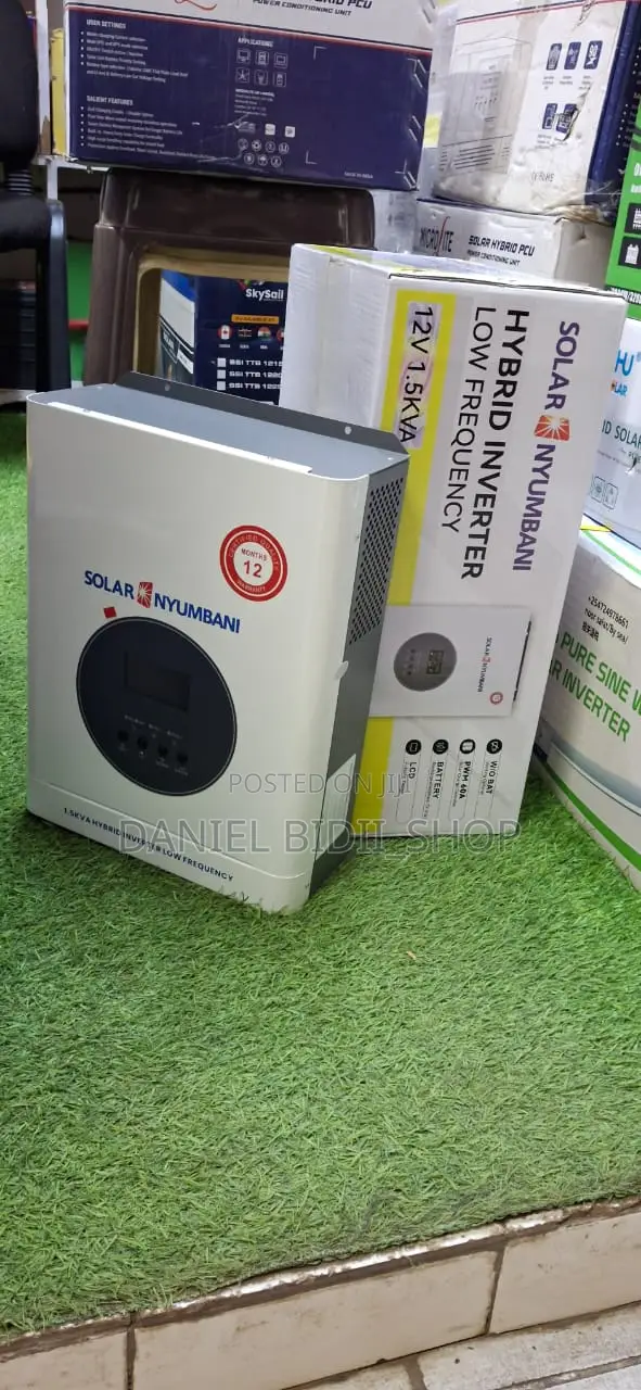 1.5kva 12v Hybrid Inverter Solar Nyumbani