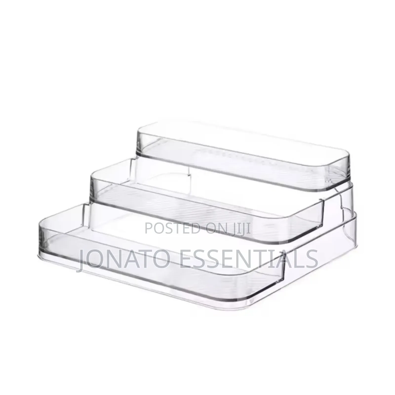 3 Tier Clear Acrylic Organizer Display Shelf for Perfumes Spices