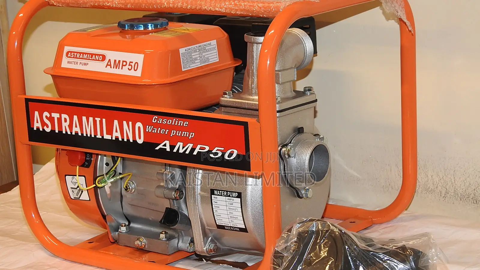 Astramilano 2" High Pressure Petrol Water Pump With 7.5HP Engine