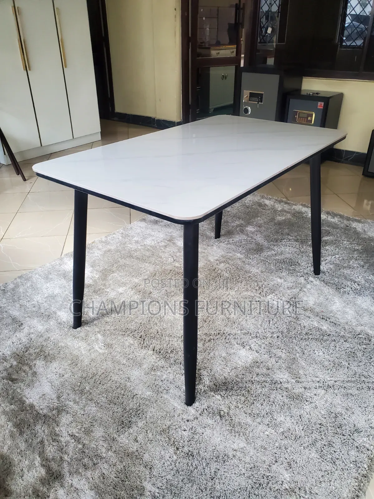 Marble Top Dining Table