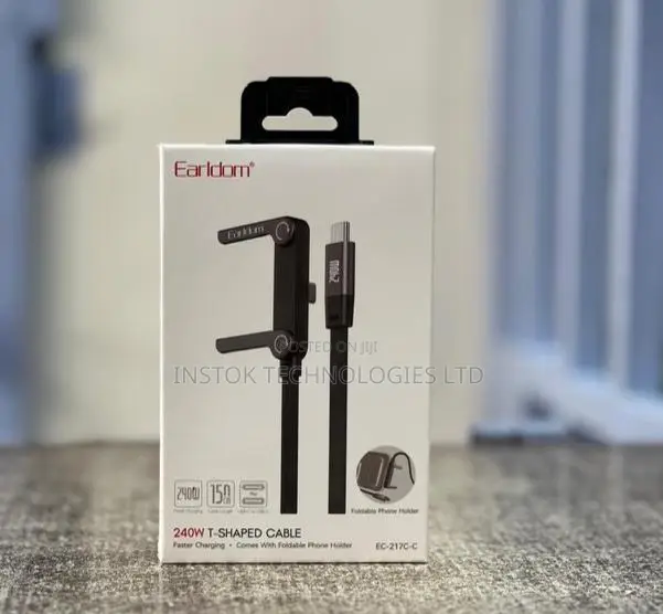 Earldom 240W USB-C to USB-C T-Shaped Cable 1.5M