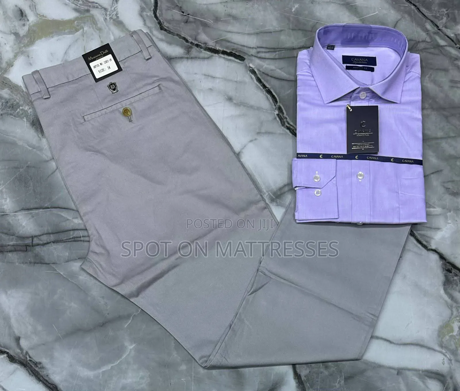 Smart Casual Combo. Khaki Shirt. Medium - 3XL. Delivery Available!