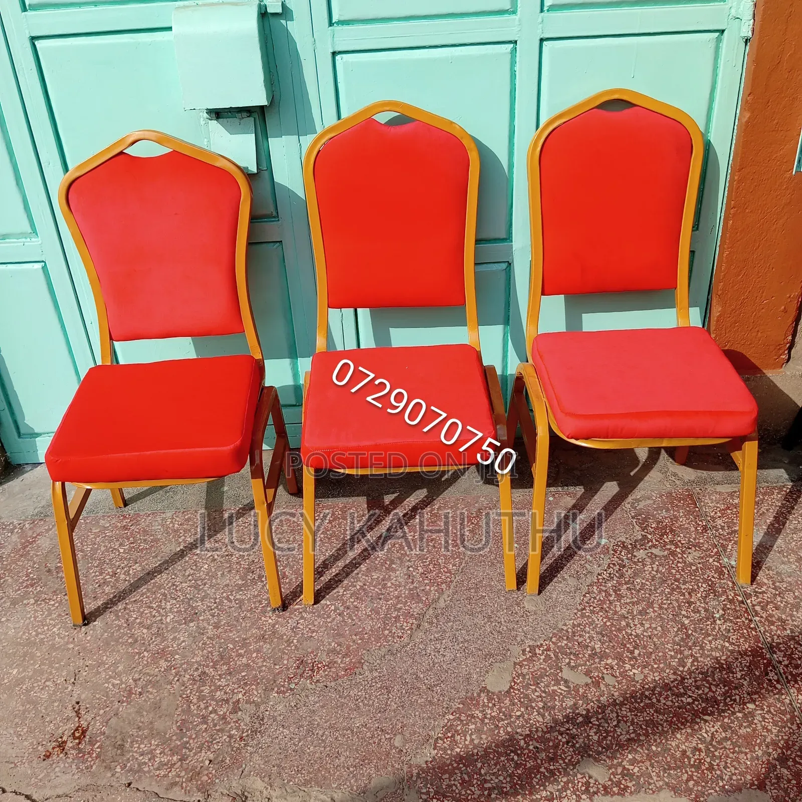 Banguet Red Chairs