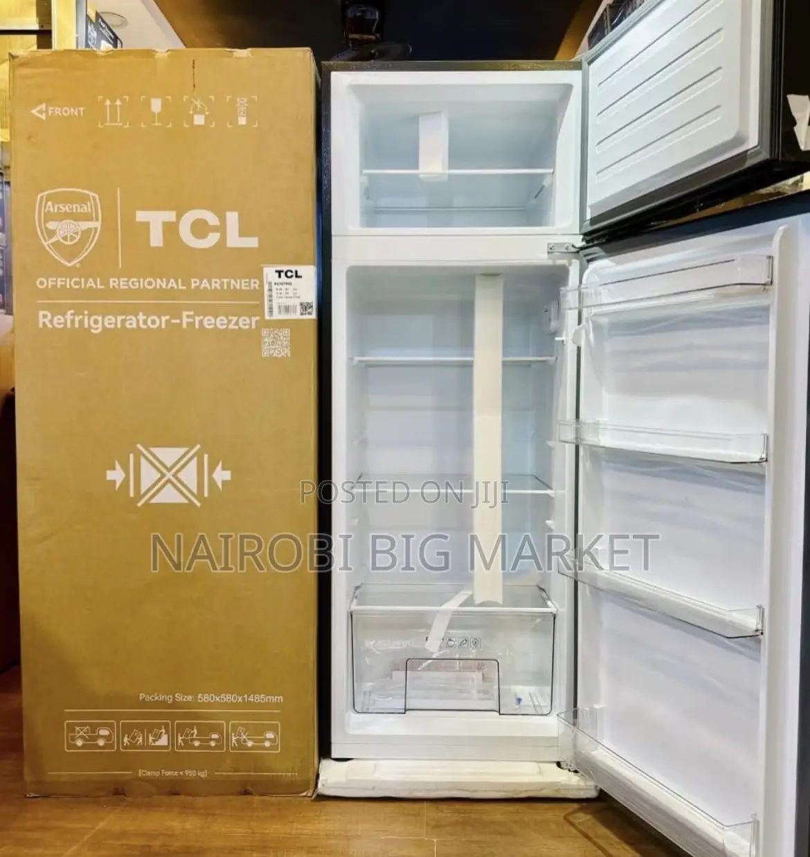 TCL 206 Litres Double Door Fridge