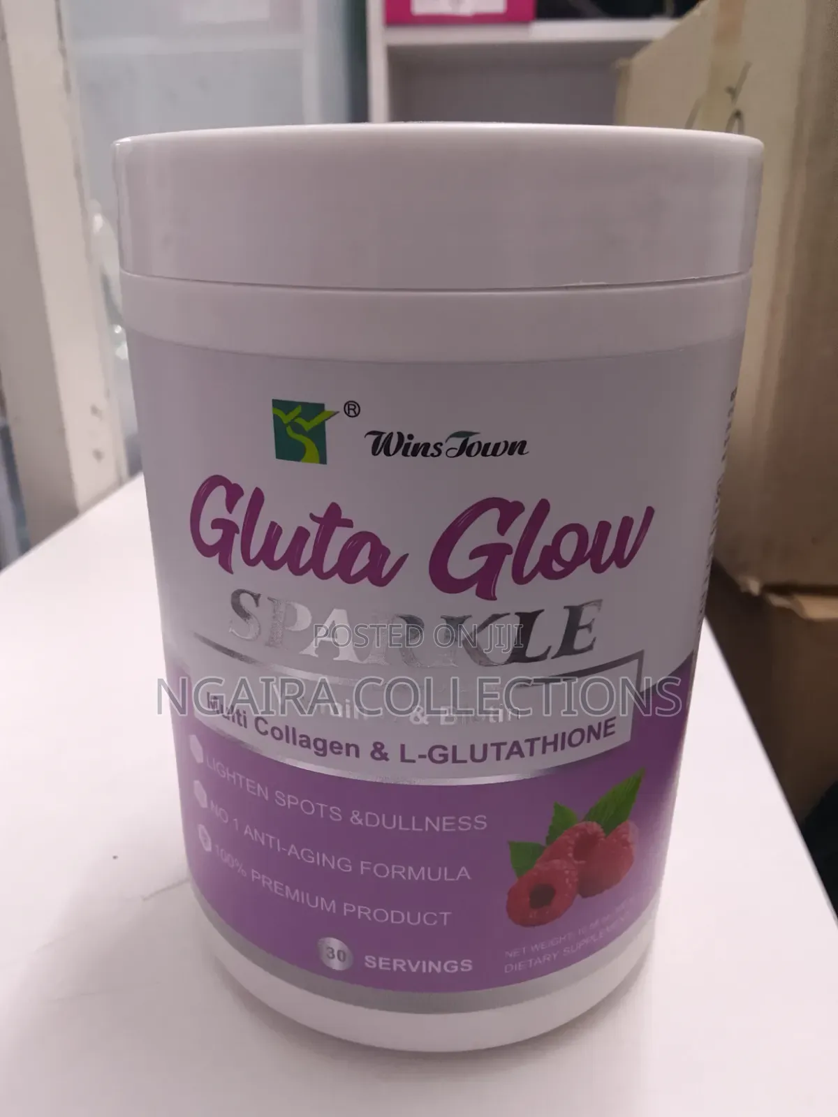 GLUTA GLOW SPARKLE - Vit C Biotin Multi Collagen L - Glutathione