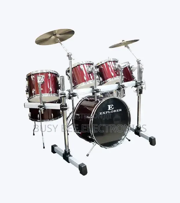 Explorer JBP 102 7-Piece Drum Set – Wine Red Finish