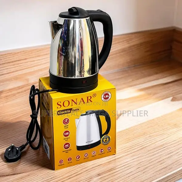 Easy-Pour Premium Stainless Steel Electric Kettle