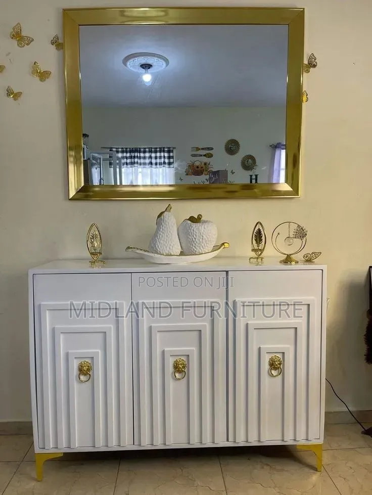 White Buffet Sideboard Cupboard Pay in Delivery