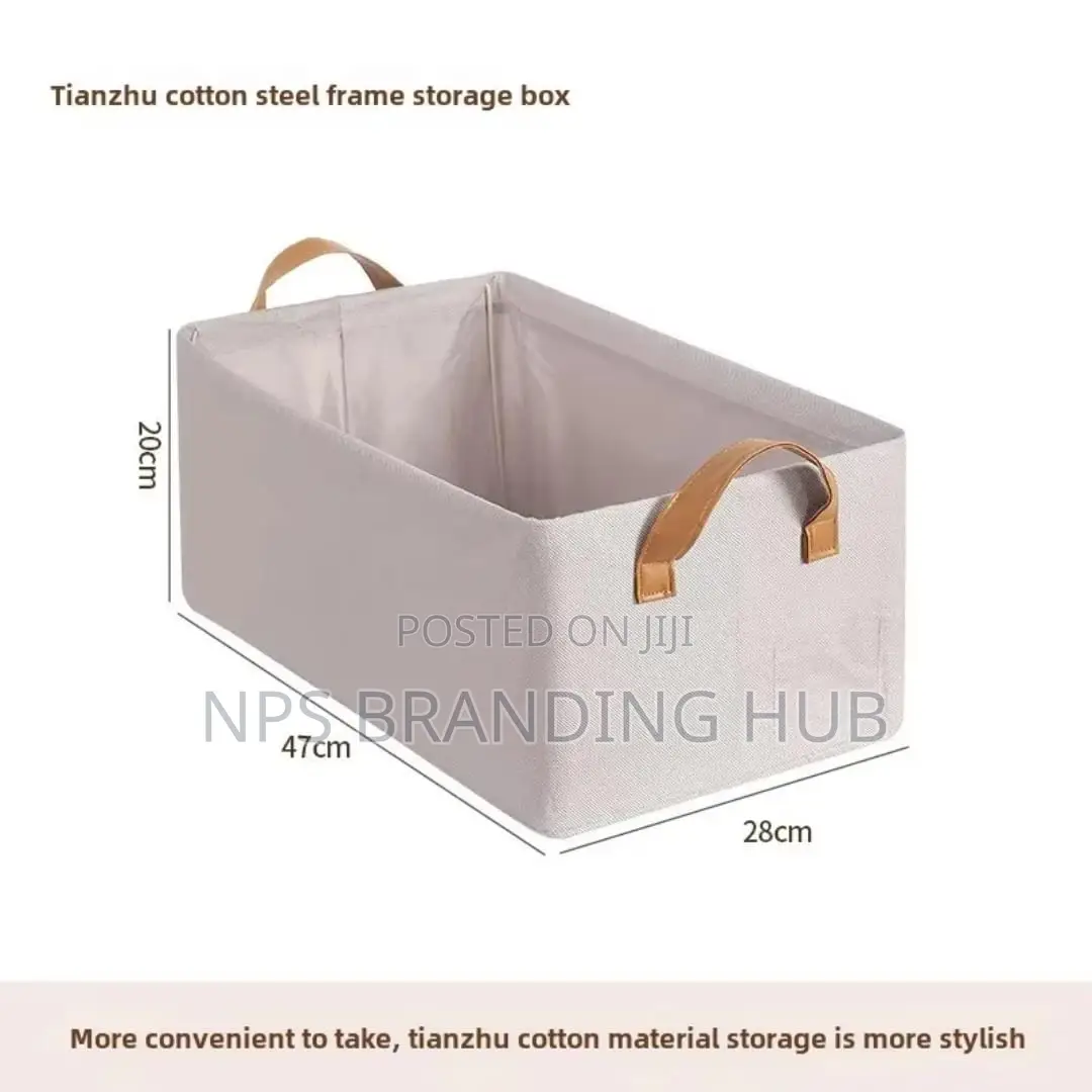 Collapsible Fabric Organizer/ Storage basket(el.b