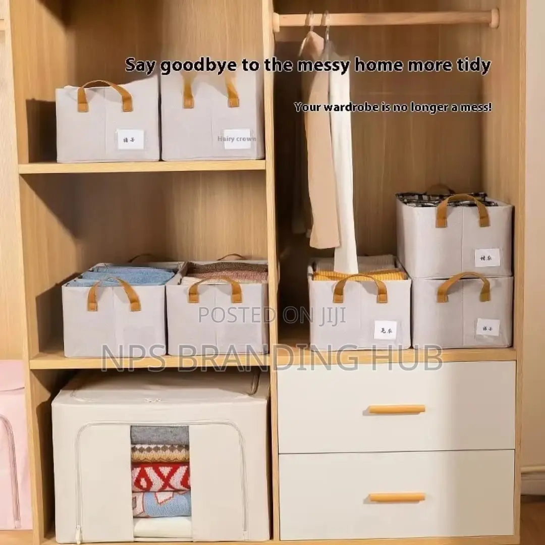 Collapsible Fabric Organizer/ Storage basket(el.b