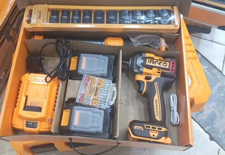 INGCO 20V Brushless Impact Wrench Kit
