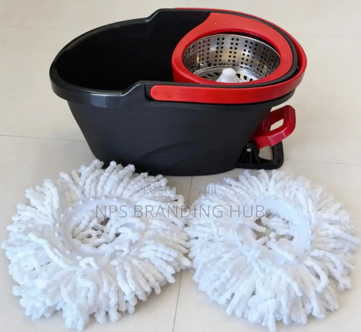Metallic Pedal Spin Mop Bucket SetFoot Pedal (el.b