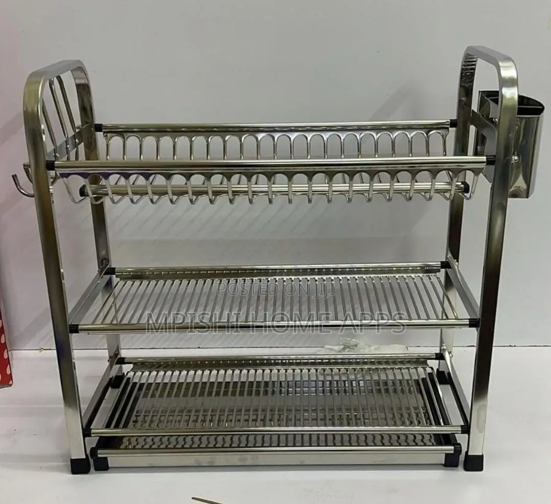 3 - Tier Aluminum Dish Drying Rack