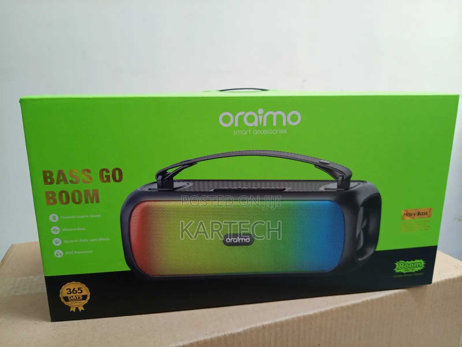 Oraimo Bass Go Boom Portable Bluetooth Speaker