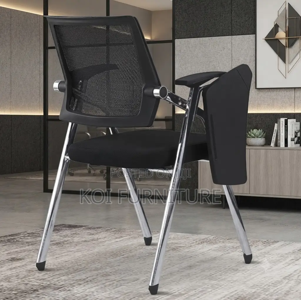 Office Chairs; Foldable Home Office School Chair With Book Pad