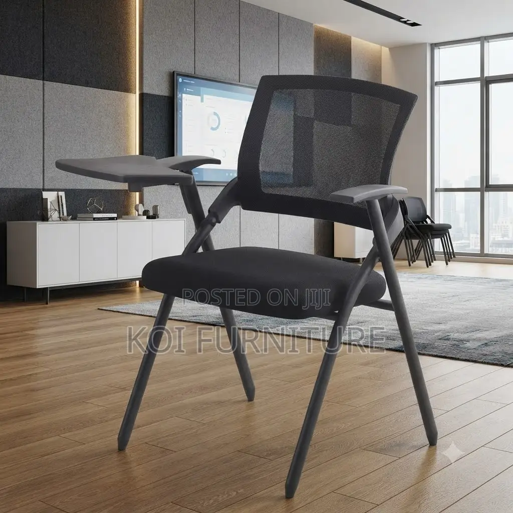 Office Chairs; Foldable Home Office School Chair With Book Pad