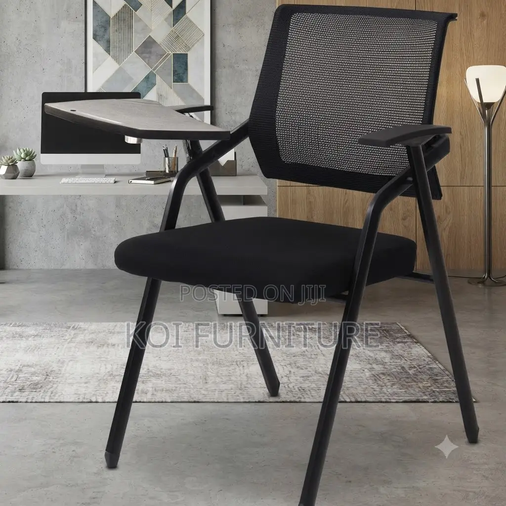 Office Chairs; Foldable Home Office School Chair With Book Pad