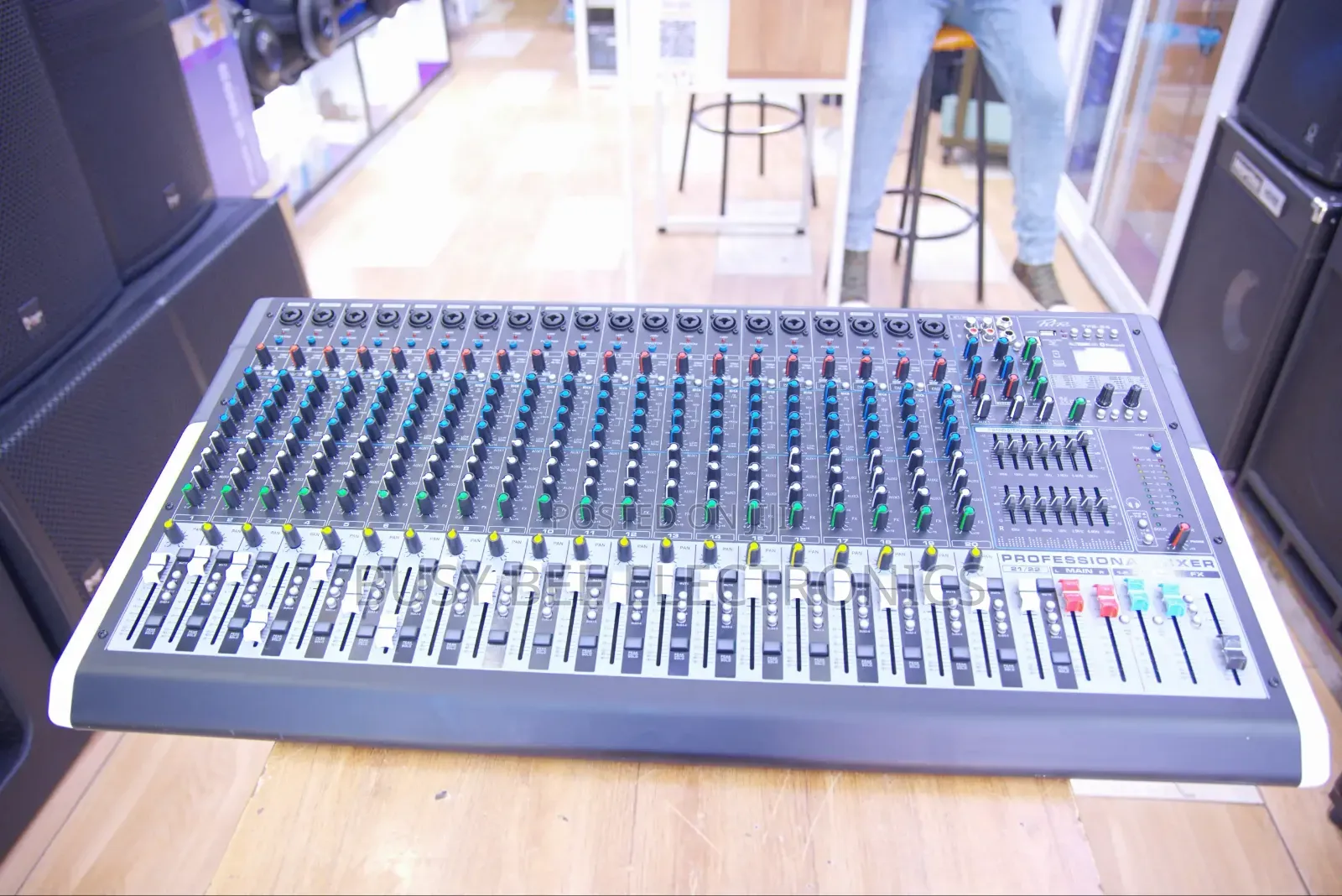 PEV Pro TFS 24 Plain Mixer – 24-Channel Professional Audio Mixer