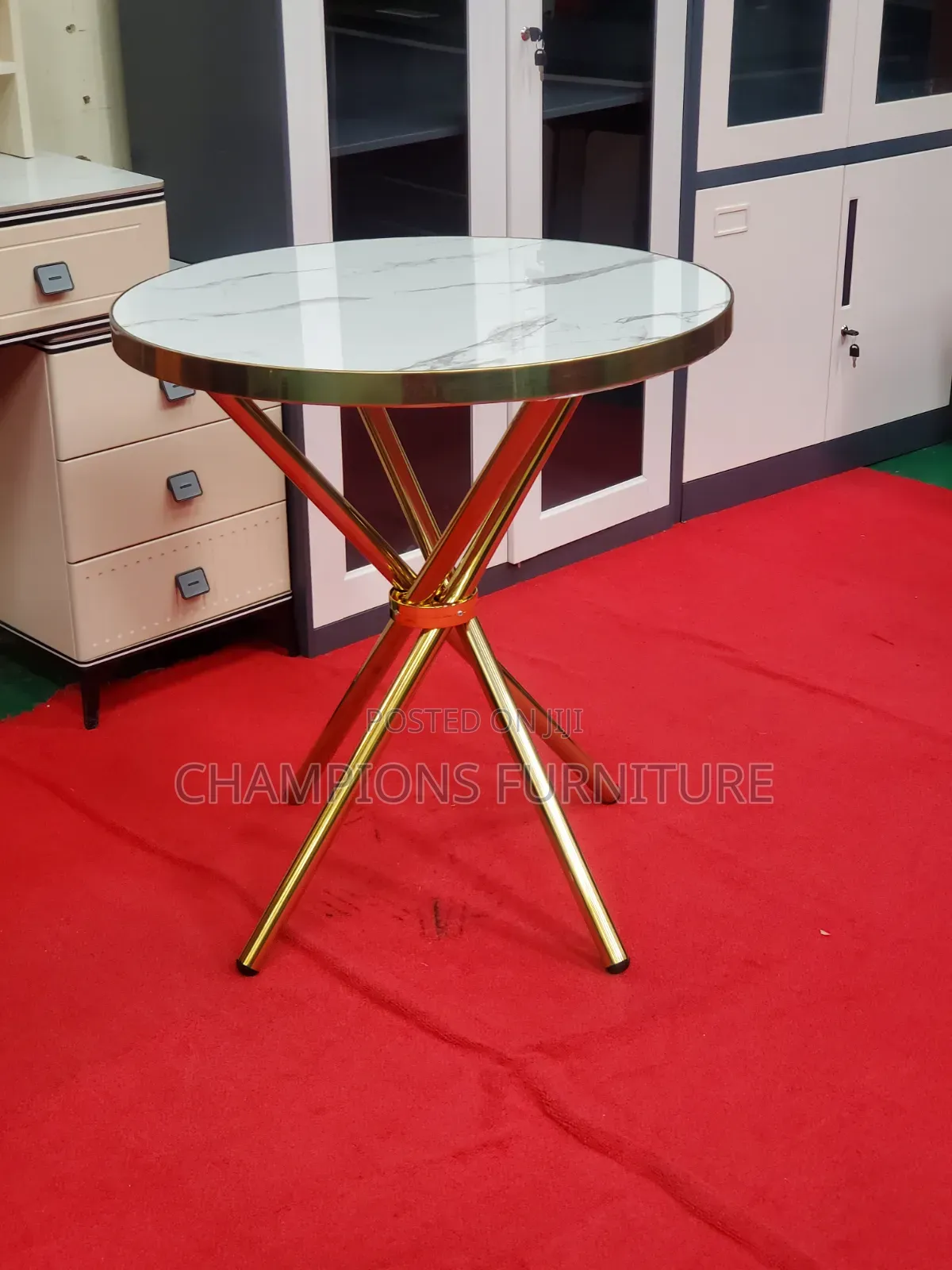 Modern Round Marble Cafe Table