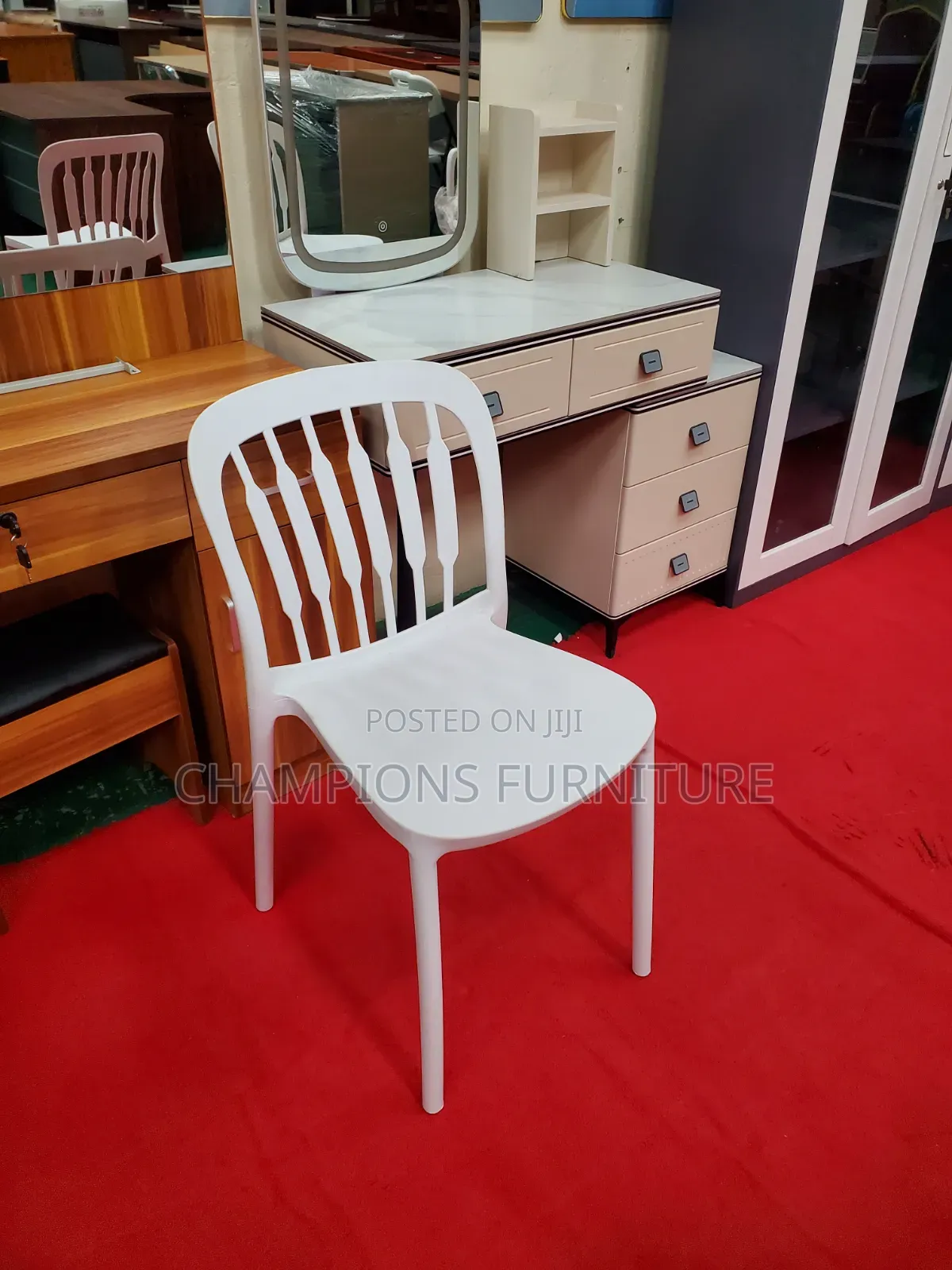 White Heavy Duty Plastic Chair