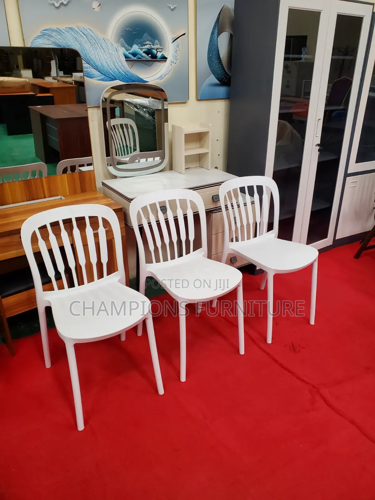 White Heavy Duty Plastic Chair
