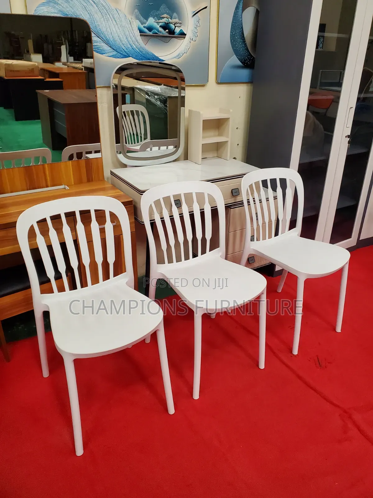 White Heavy Duty Plastic Chair