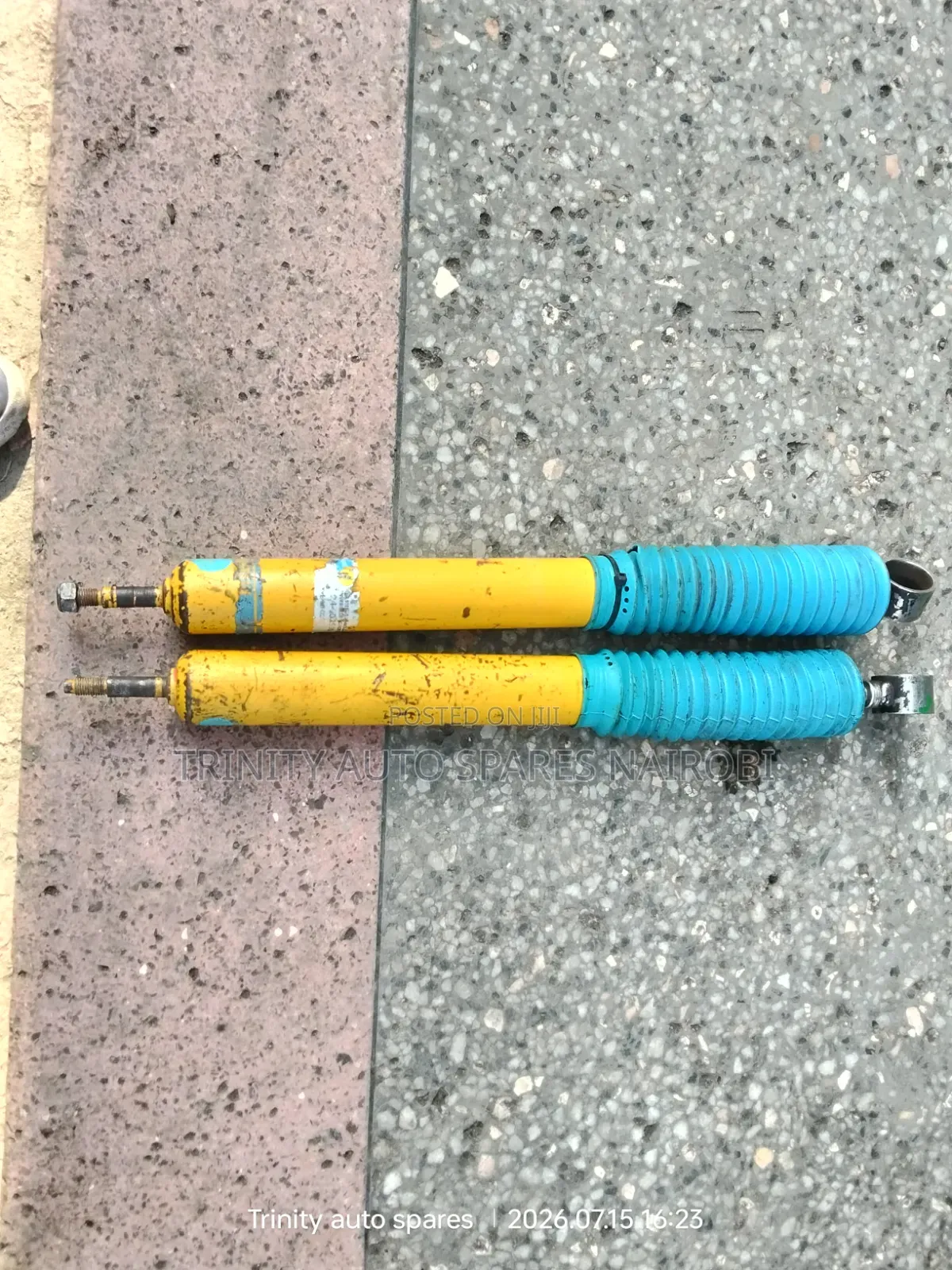 Original Ex Japan Land Rover Defender 110 Rear Shock Absorbers