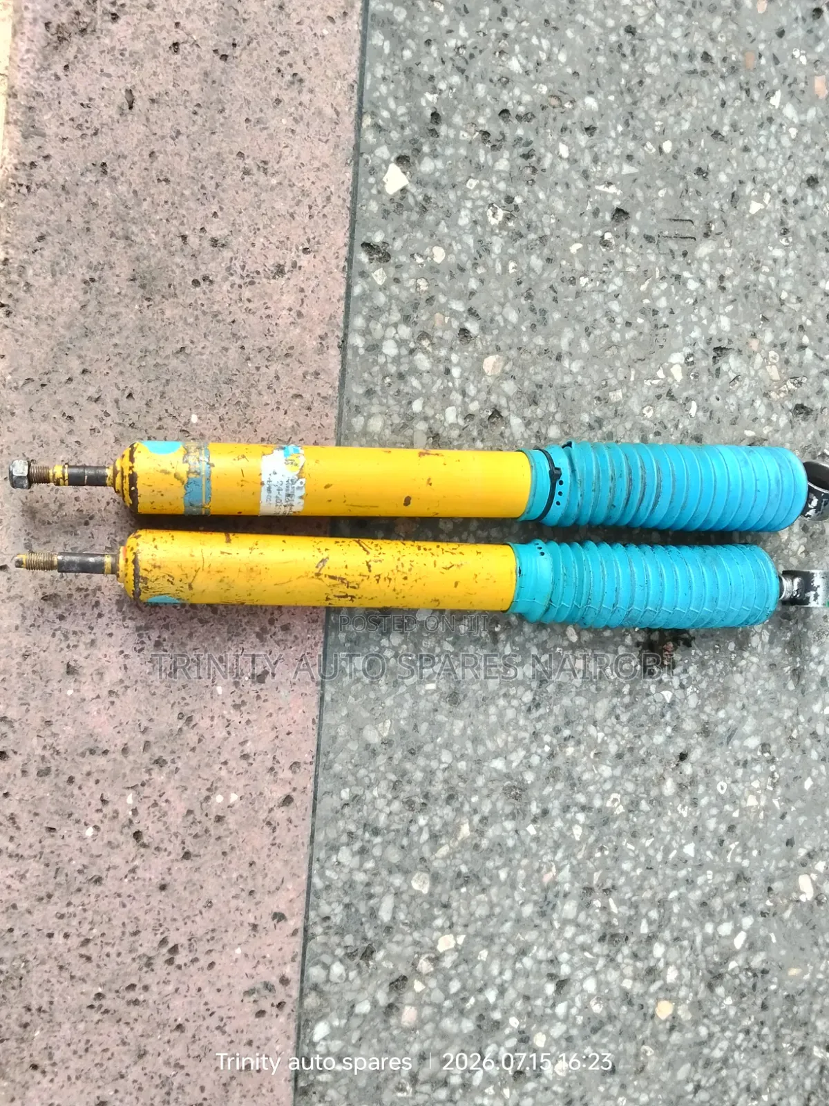 Original Ex Japan Land Rover Defender 110 Rear Shock Absorbers