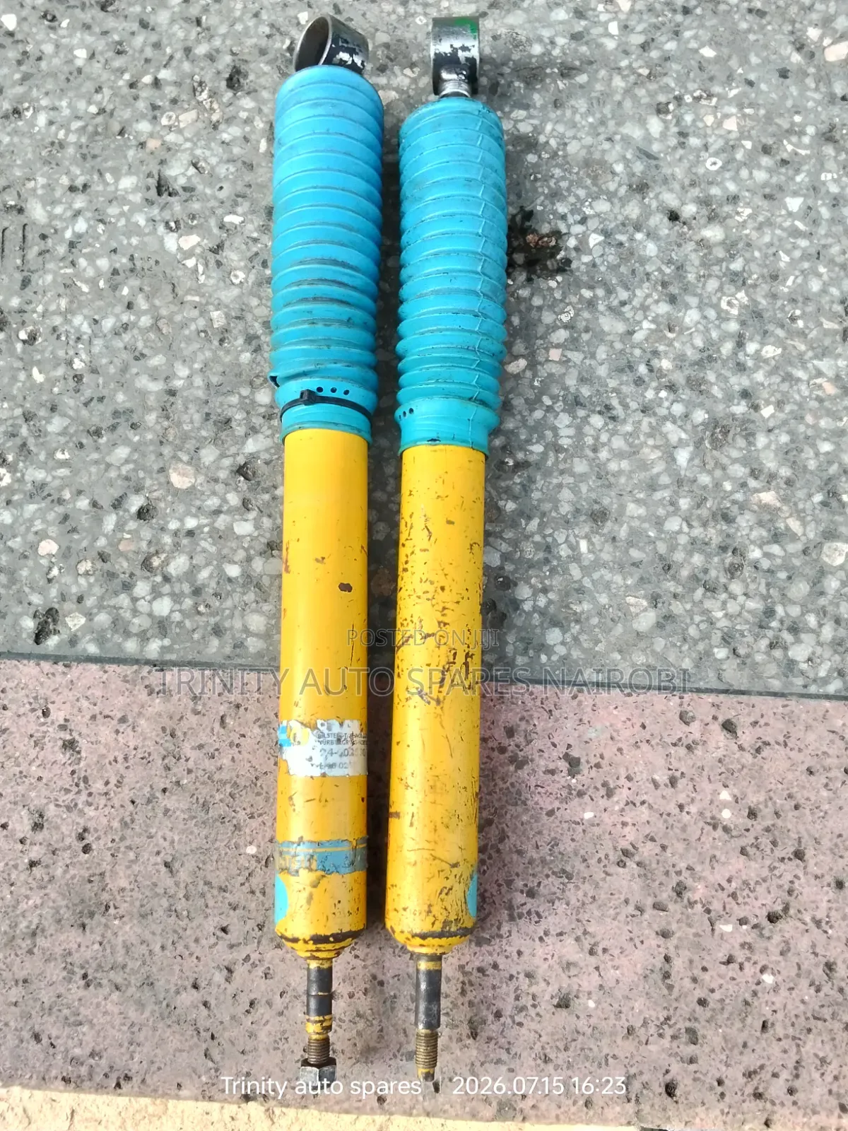 Original Ex Japan Land Rover Defender 110 Rear Shock Absorbers