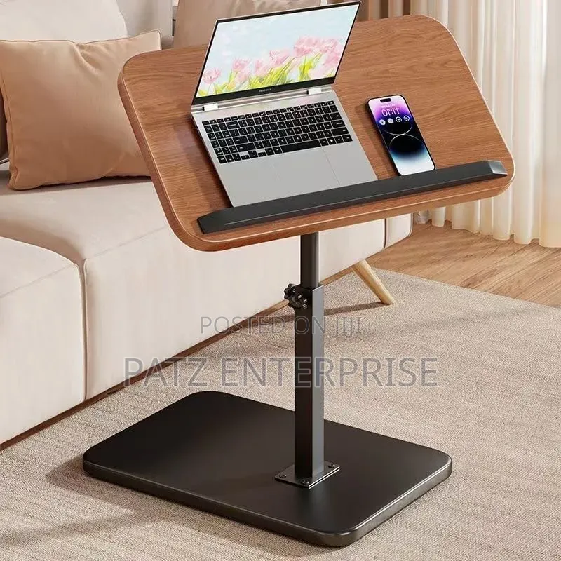 Adjustable C - Shaped Side Stool/ Laptop Table - Size: 40*30*(45-80)
