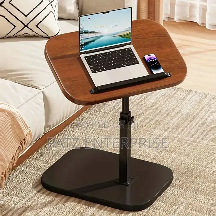 Adjustable C - Shaped Side Stool/ Laptop Table - Size: 40*30*(45-80)