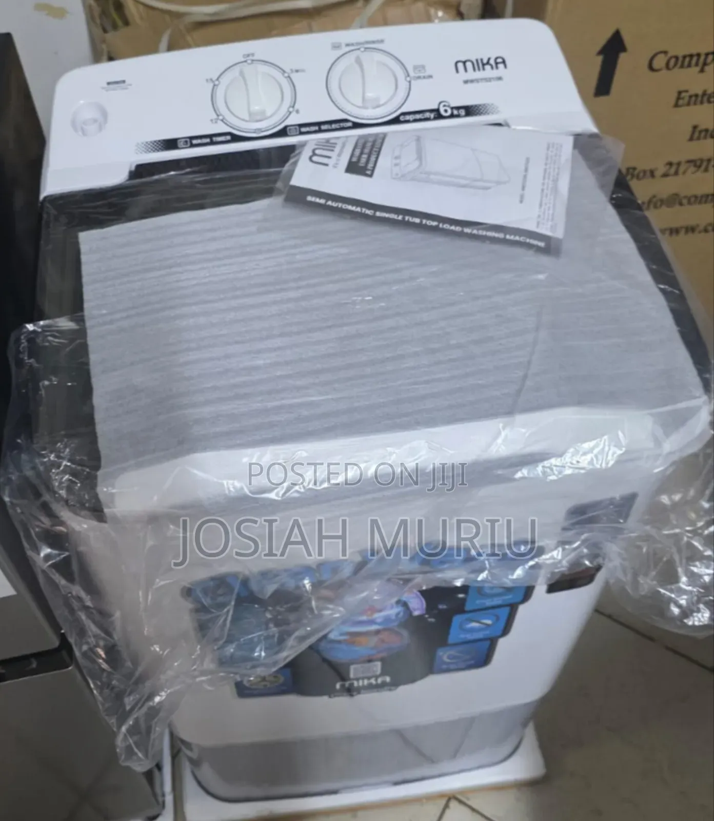 Mika Single Tub 6kg Washing Machine