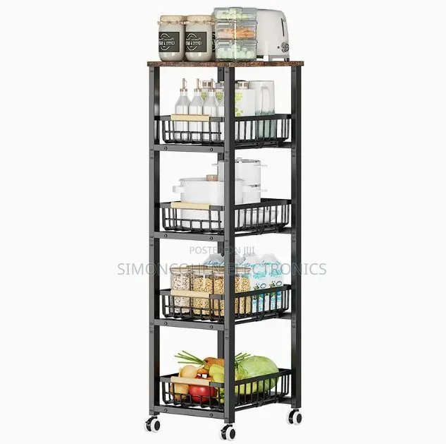 4 Layer Multifunctional Stainless Steel Rack