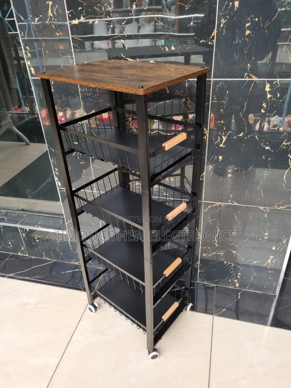 4 Layer Multifunctional Stainless Steel Rack