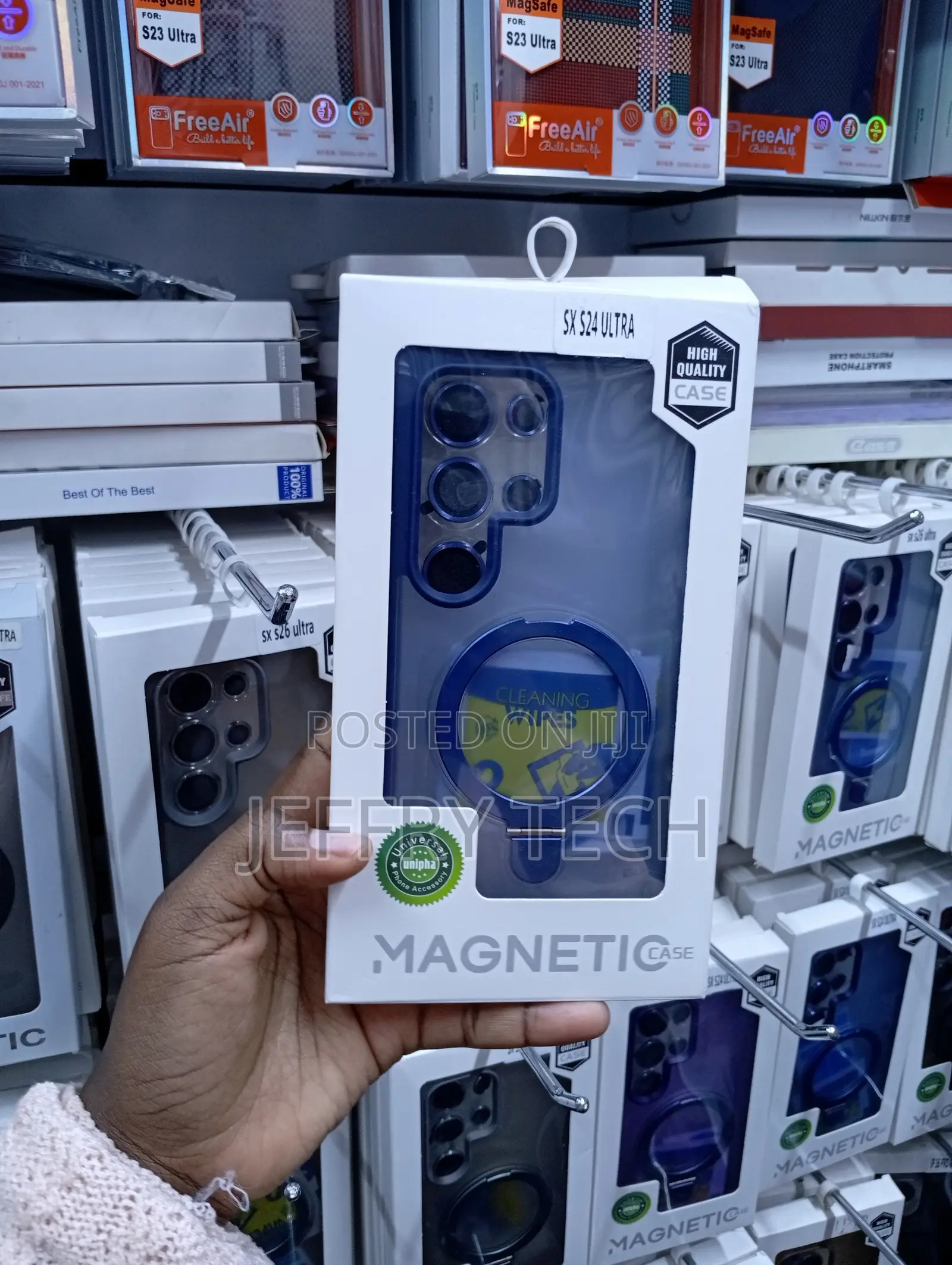 Samsung Galaxy S24 Ultra Blue Magnetic Case