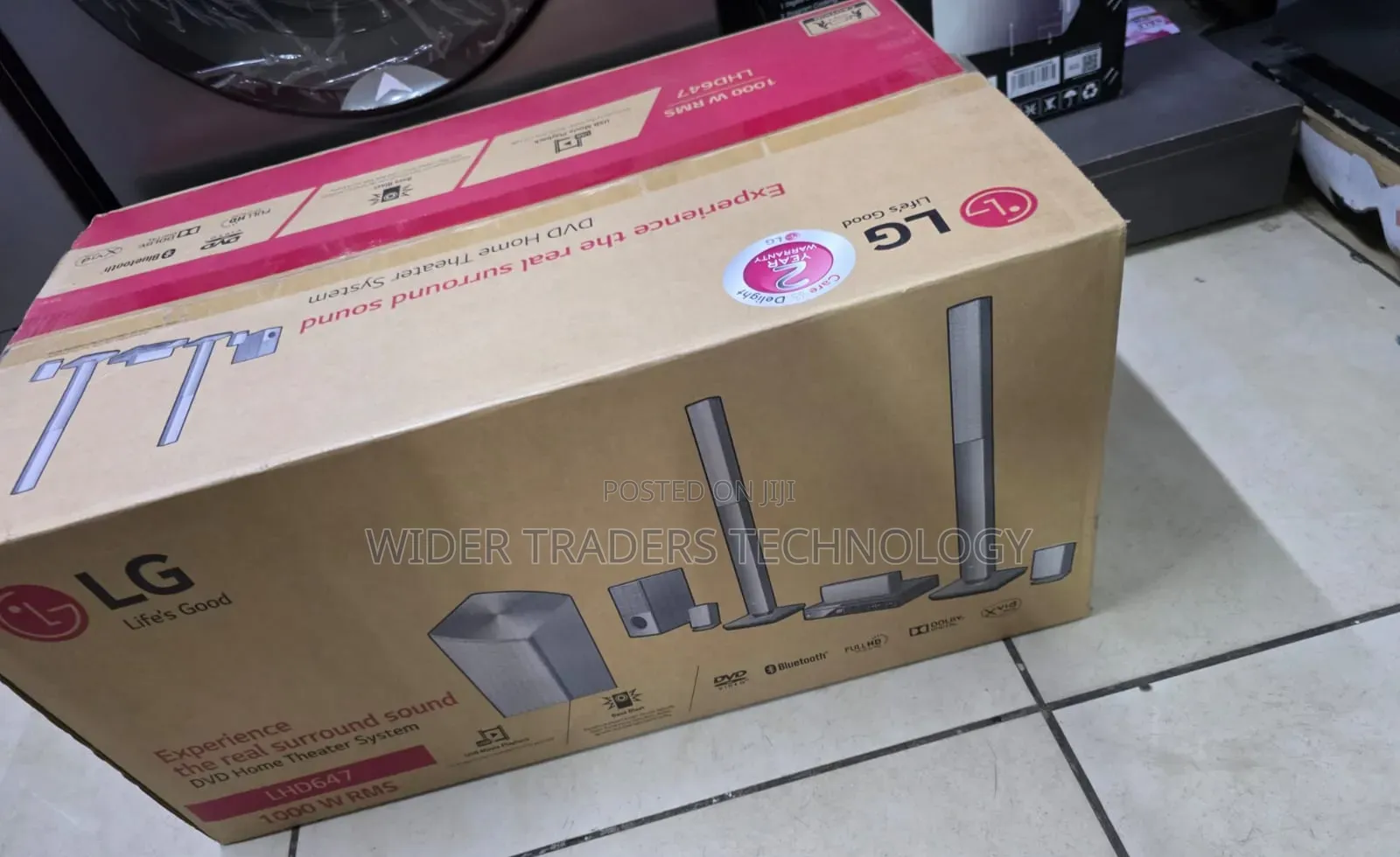 LG LHD647 Home Theater System 1000watts M