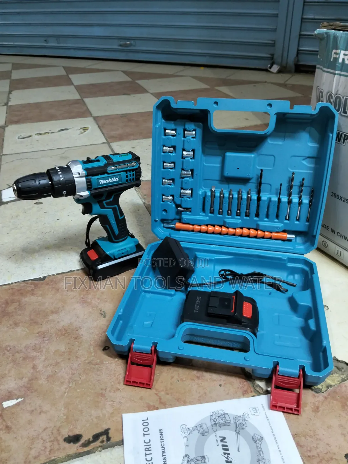 Top Makita Cordless Drill 48v 2 Battery and Accessories