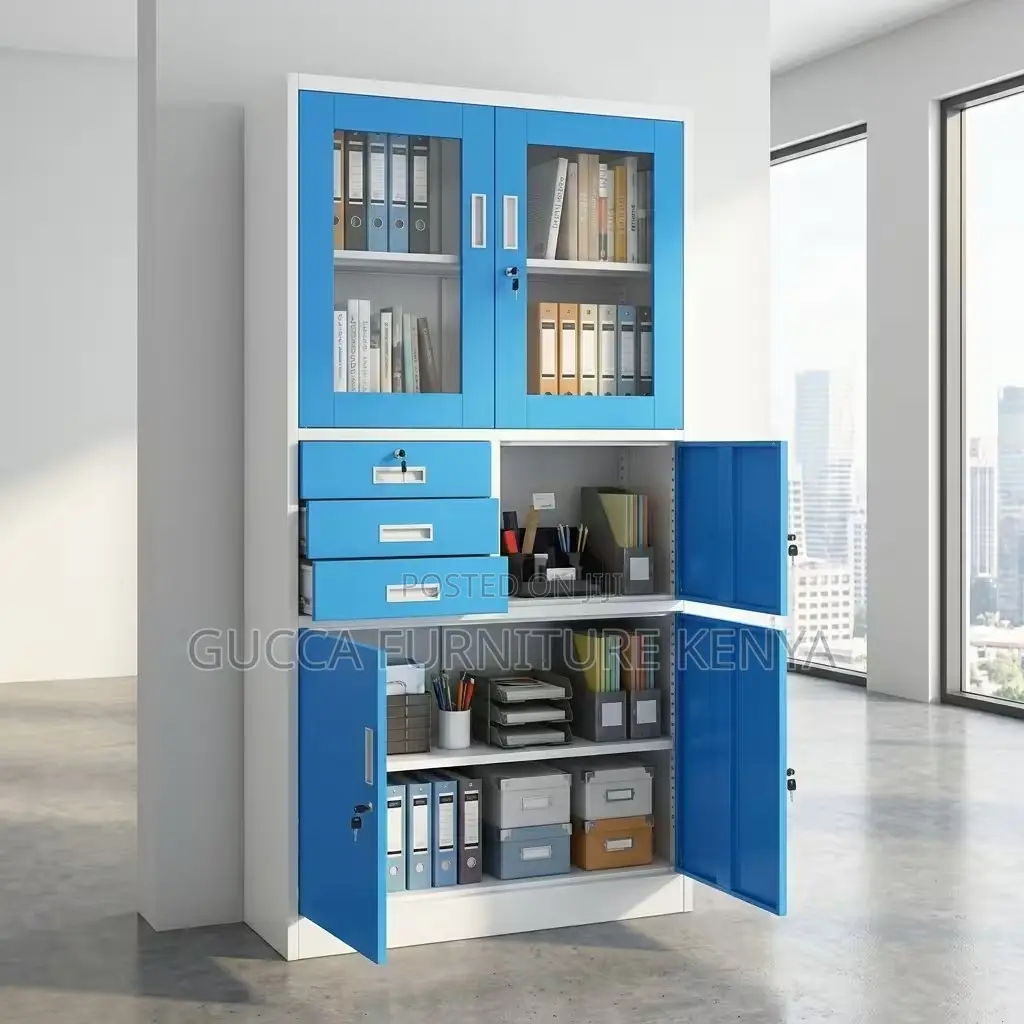 Office Swing Door Cabinet With Safe