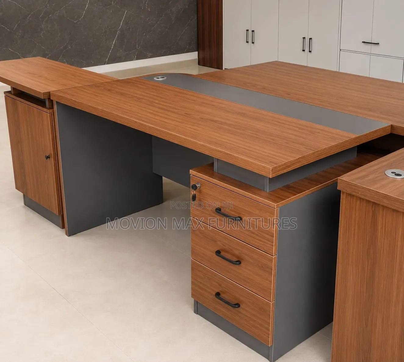 Wooden 1.4m Executive Desk