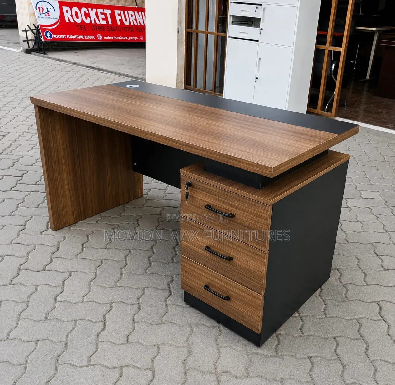 Pedestal Executive Desk